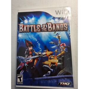 Battle of the Bands Nintendo Wii Video Game Complete Disc Manual Case